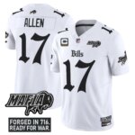 Josh Allen #17 Buffalo Bills BUF 'Gothic Cold Front Edition' Vapor Limited Jersey V2 - All Stitched
