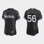 Men's Chicago White Sox #56 Mark Buehrle Black 2021 City Connect Flex base Jersey
