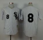Mitchell And Ness 1993 Chicago White Sox #8 Bo Jackson White Stitched Jersey
