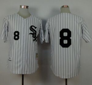 Mitchell And Ness 1993 Chicago White Sox #8 Bo Jackson White Stitched Jersey
