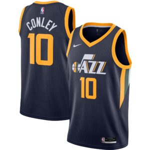 Mike Conley Utah Jazz 2020/21 Swingman Jersey - Navy - Icon Edition