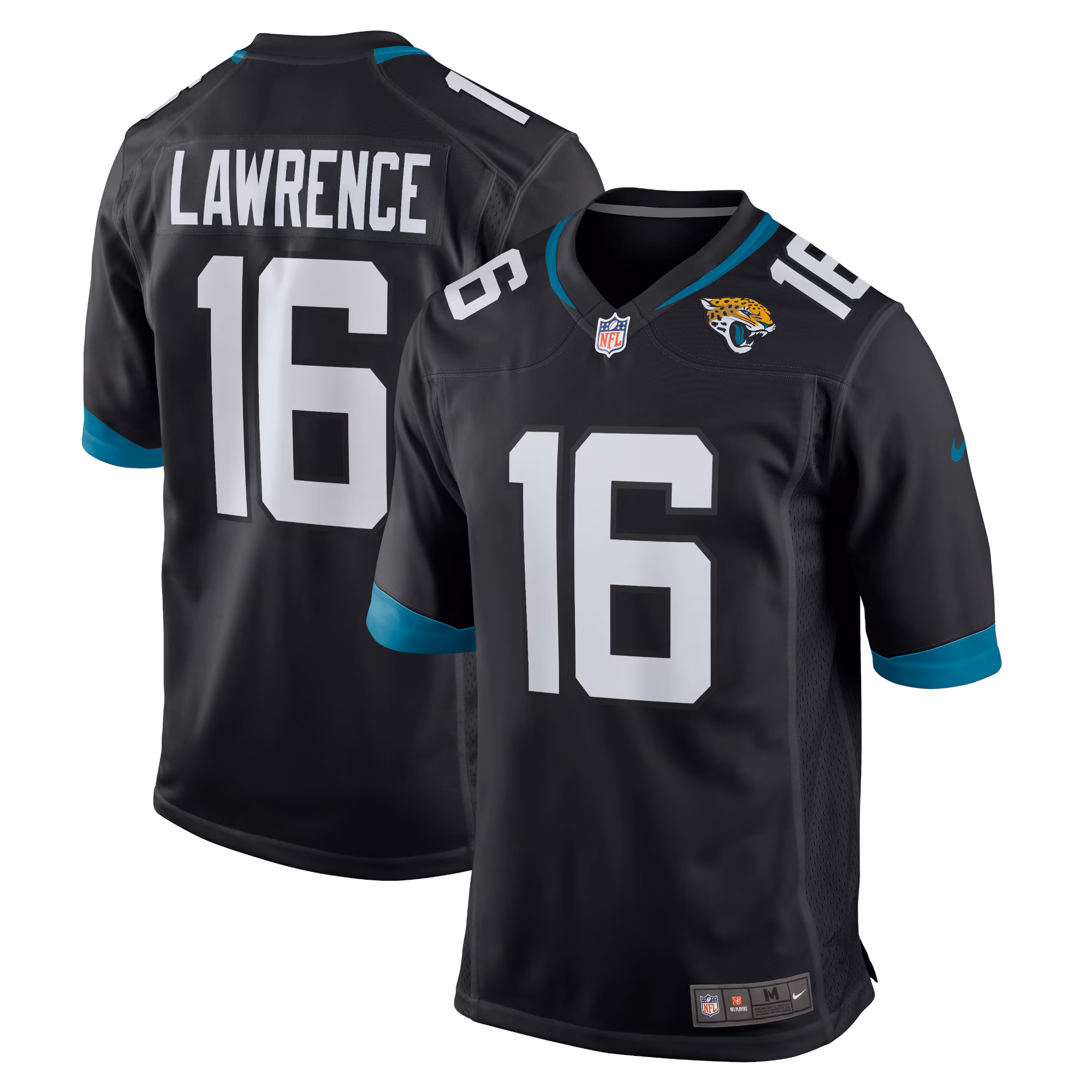 Trevor Lawrence #16 Jacksonville Jaguars Alternate Game Jersey - Black
