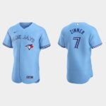 Men's Toronto Blue Jays #7 Bradley Zimmer Powder Blue Home Flex Base Jersey