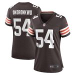 Ogbonnia Okoronkwo Cleveland Browns Women's Game Player Jersey - Brown