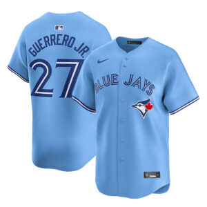 Vladimir Guerrero Jr. #27 Toronto Blue Jays Alternate Limited Player Jersey – Powder Blue