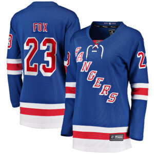 Women's New York Rangers Adam Fox #23 Fanatics Blue Home Breakaway Jersey