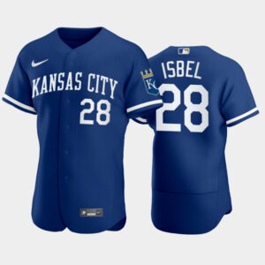 Men's Kyle Isbel #28 Kansas City Royals 2022 Blue Jersey