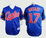 Chicago Cubs #17 Kris Bryant Blue 1994 Turn Back The Clock Stitched Jersey