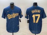 Men's Los Angeles Dodgers #17  Blue Shohei Ohtani Jersey