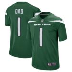 Number 1 Dad New York Jets  Game Jersey - Gotham Green