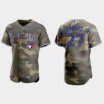 Vladimir Guerrero Jr. Toronto Blue Jays 2021 National Armed Forces Day Jersey - Camo