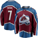 Devon Toews Colorado Avalanche Home Breakaway Player Jersey - Burgundy