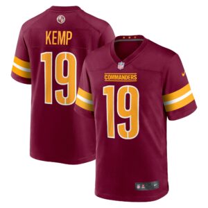 Marcus Kemp Washington Commanders  Game Player Jersey - Burgundy