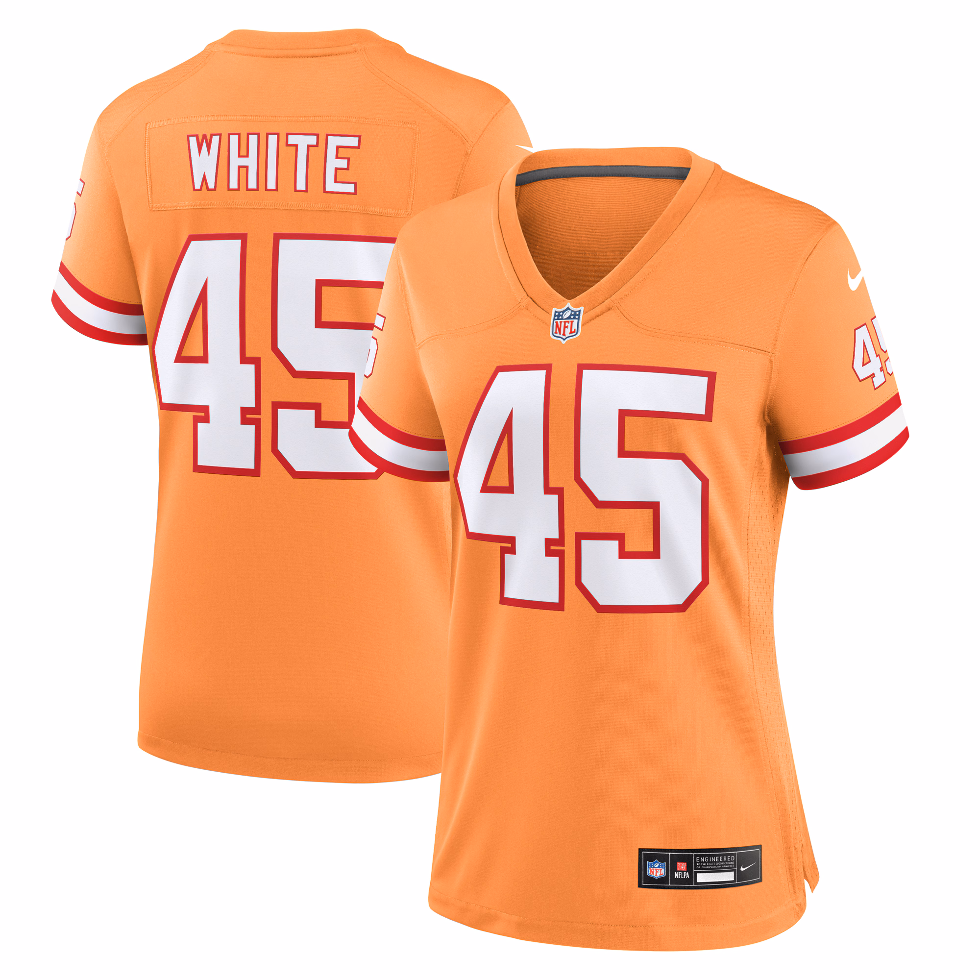 Devin White Tampa Bay Buccaneers Women's Player Jersey - Orange