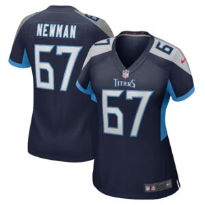 Xavier Newman Tennessee Titans  Women's Game Player Jersey - Navy