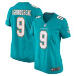 Noah Igbinoghene Miami Dolphins  Women's Game Player Jersey - Aqua