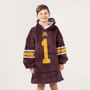 Kid #1 Minnesota Football Unisex Blanket Hoodie