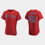 Men's Boston Red Sox #52 Jackie Michael Wacha Flex Base Alternate Jersey - Red