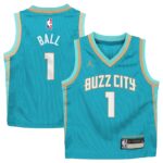 Preschool Charlotte Hornets LaMelo Ball  Teal 2023/24 Swingman Replica Jersey - City Edition