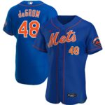 Men's New York Mets Jacob deGrom  Royal Alternate Player Jersey