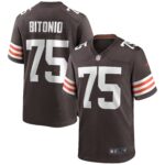 Joel Bitonio #75 Cleveland Browns Game Jersey - Brown