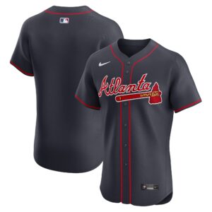 Atlanta Braves Navy Alternate Elite Jersey