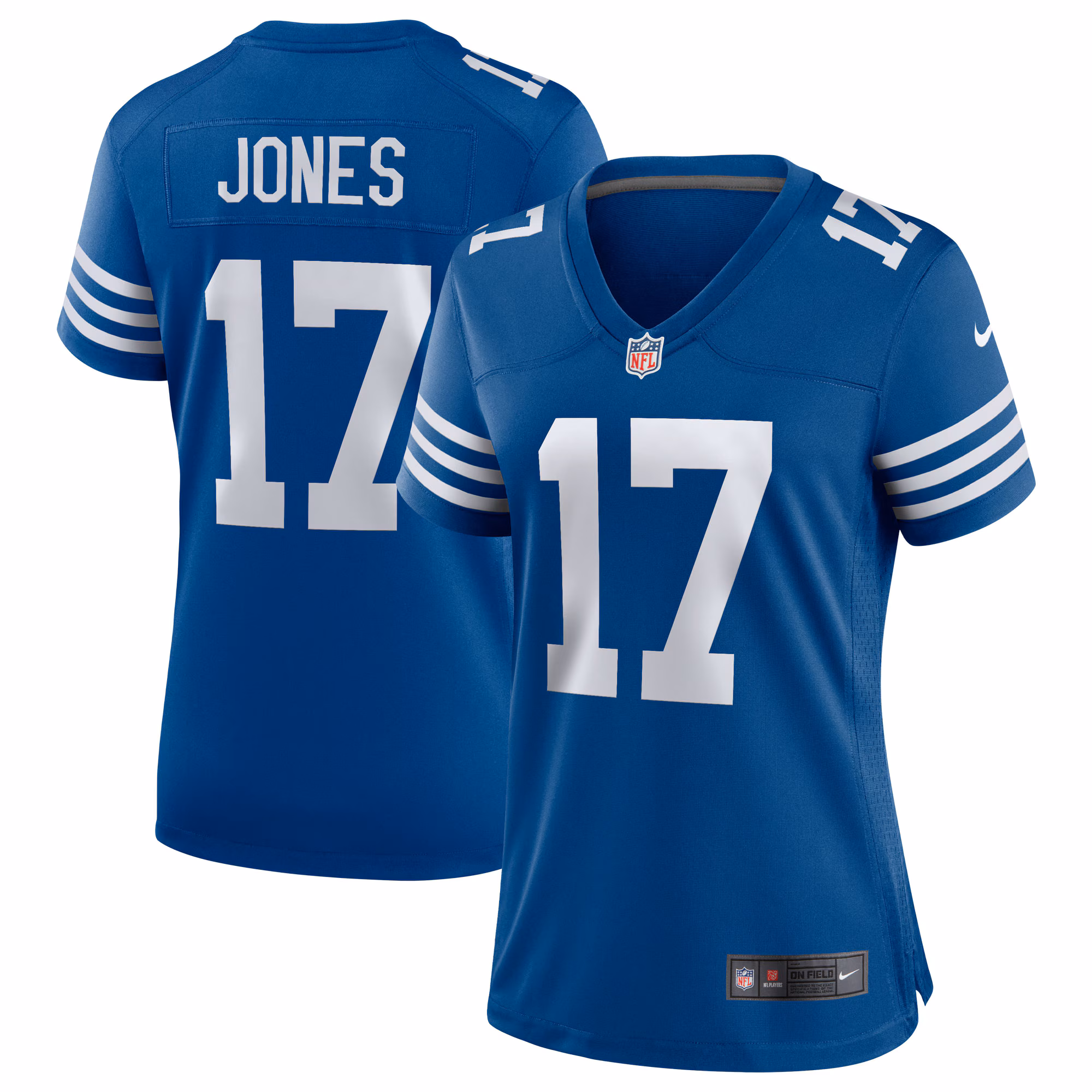 Daniel Jones #17 Indianapolis Colts Women's Alternate Game Jersey -  Royal