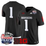 Team #1 Ndiana Hoosiers IH 2026 Peach Bowl Vapor Limited Jersey - All Stitched