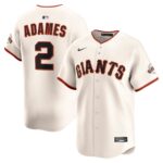 Men's San Francisco Giants Willy Adames #2 Cream Home Limited Player Jersey