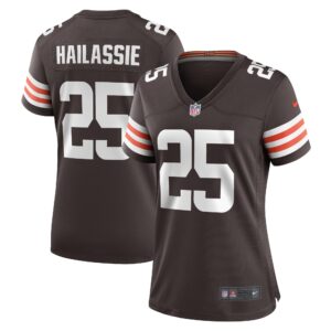 Kahlef Hailassie Cleveland Browns Women's Team Game Jersey -  Brown