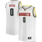 Christian Braun Denver Nuggets  Youth Fast Break Player Jersey - Association Edition - White