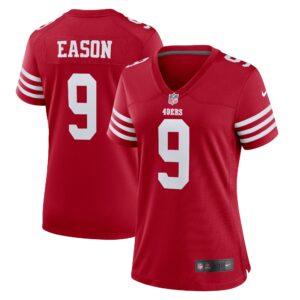 Jacob Eason San Francisco 49ers  Women's Home Game Player Jersey - Scarlet