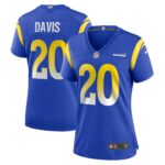 Tyon Davis Los Angeles Rams  Women's Home Game Jersey - Royal