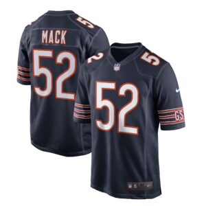 Khalil Mack Chicago Bears  Youth Game Jersey - Navy