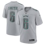 DeVonta Smith #6 Philadelphia Eagles  Atmosphere Fashion Game Jersey - Gray