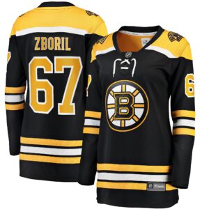 Jakub Zboril Boston Bruins Women's Home Breakaway Player Jersey - Black