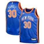 Youth New York Knicks Julius Randle  Blue 2023/24 Swingman Replica Jersey - City Edition