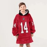 Kid G.S 14 Georgia Football Unisex Blanket Hoodie