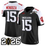 Fernando Mendoza #15 Ndiana Hoosiers IND 2026 CFP Final Patch Vapor Limited Jersey V2 - All Stitched