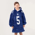 Kid K.T 5 New York G Football Unisex Blanket Hoodie