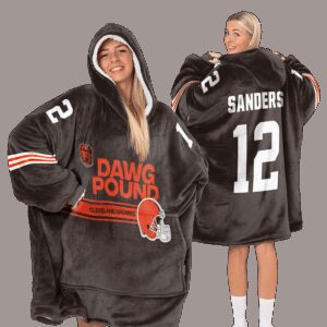 Dawg Pound Cleveland Football Unisex Blanket Hoodie