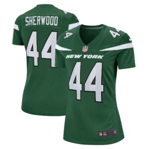 Jamien Sherwood New York Jets  Women's Game Jersey - Gotham Green