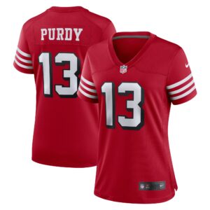 Brock Purdy San Francisco 49ers  Women's Alternate Game Player Jersey - Scarlet