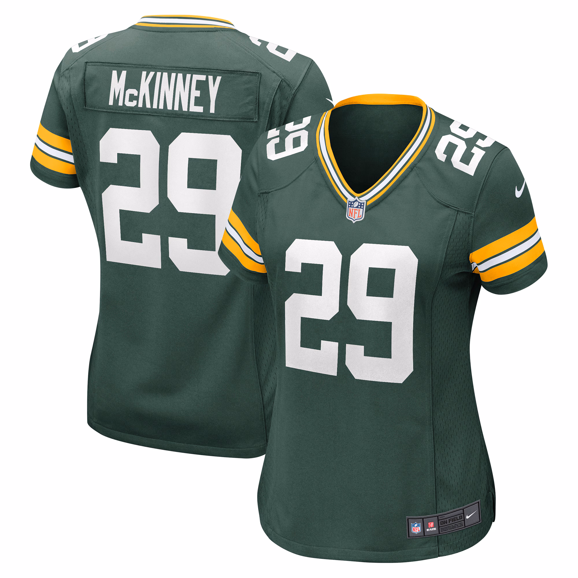 Xavier McKinney Green Bay Packers Women's Team Game Jersey -  Green