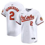 Baltimore Orioles Gunnar Henderson #2 White Home Limited Player Jersey