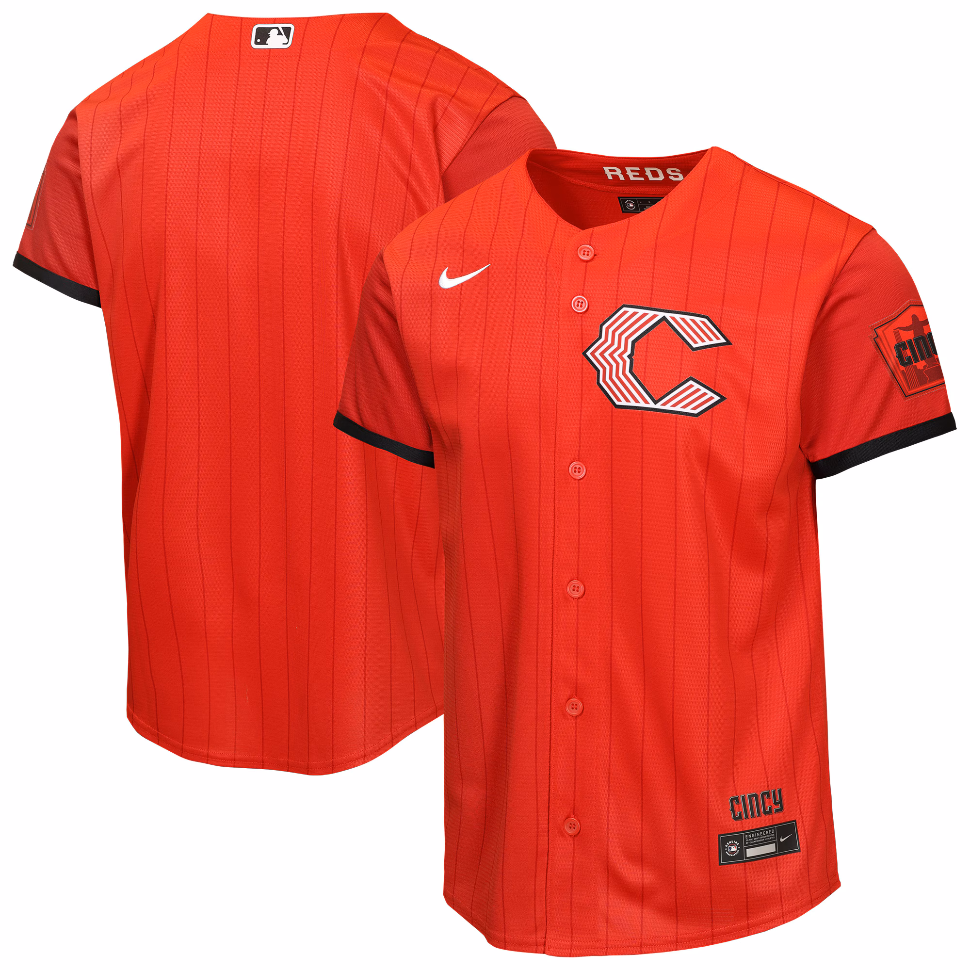 Youth Cincinnati Reds Red 2026 City Connect Stadium Jersey