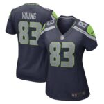 Dareke Young Seattle Seahawks  Women's Game Player Jersey - College Navy