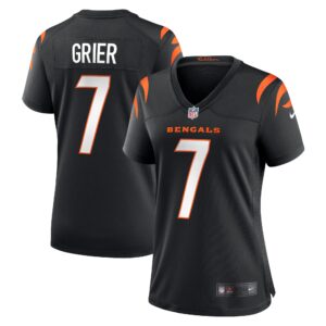 Will Grier Cincinnati Bengals Women's Team Game Jersey -  Black
