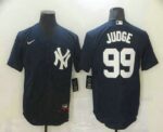 Men's New York Yankees #99 Aaron Judge Navy Blue Stitched  Cool Base Jersey