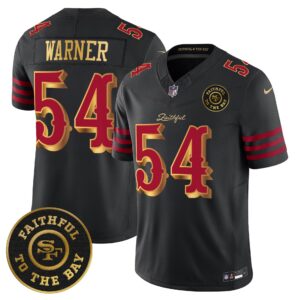 San Francisco 49ers Fred Warner #54 Rivalries Vapor Limited Jersey - Faithful To The Bay Patch - All Stitched